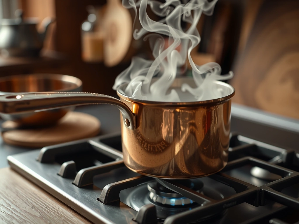 Miedziane naczynia kuchenne